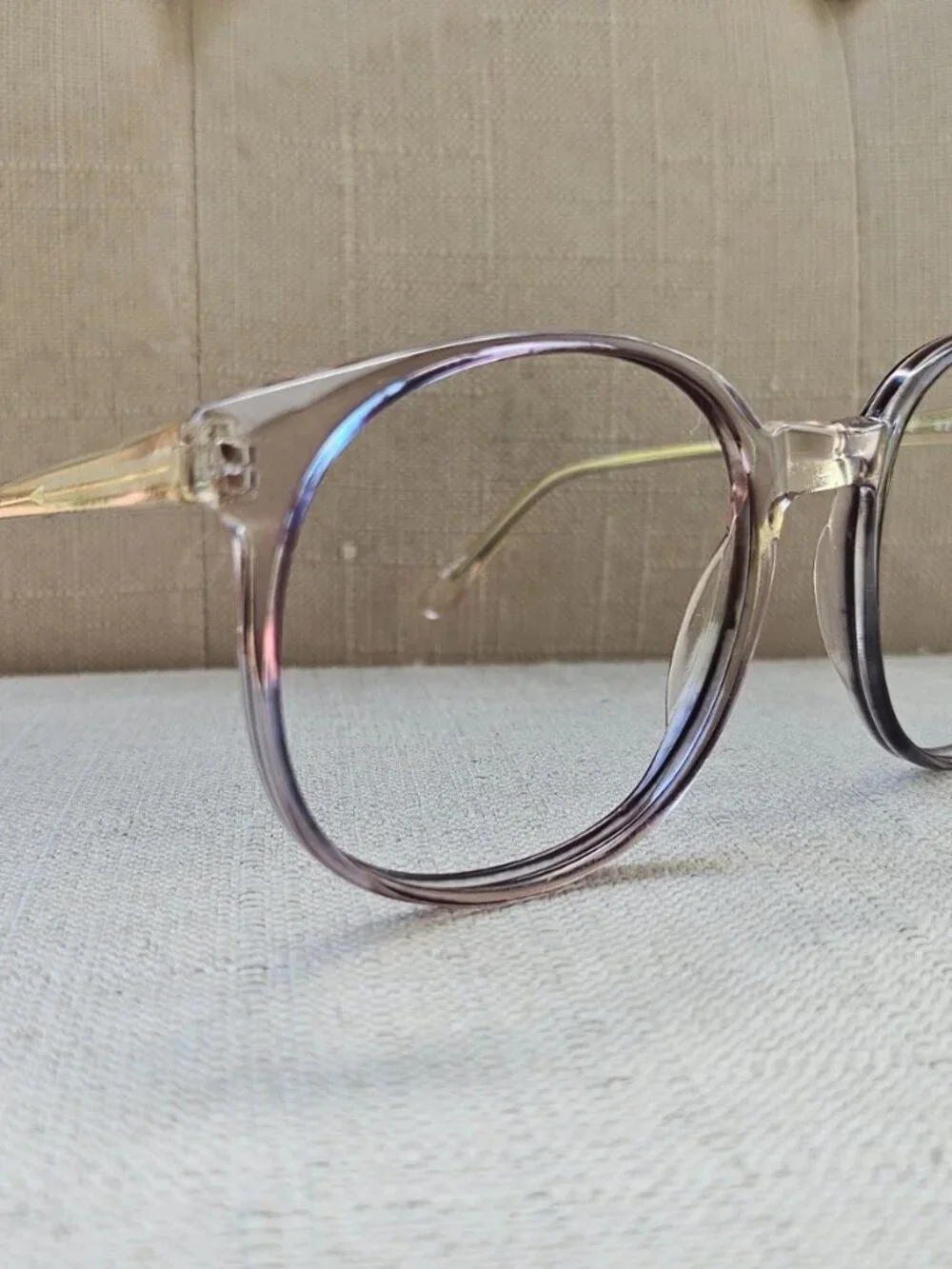 Vintage Halifax Women Eyeglasses Frame PEACH Eyewear Glasse Frame only
